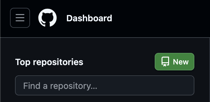 Create a new GitHub repository